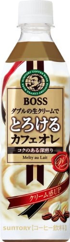 サントリー コーヒーボス とろけるカフェオレ 500ml24本