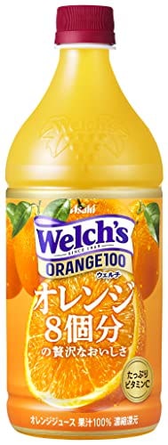 アサヒ飲料 Welchs(ウェルチ) オレンジ100 800g8本