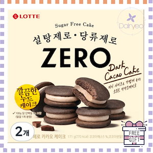 ゼロ カカオケーキ 12p171g2個 韓国食品 韓国のお菓子 純正品 無砂糖 菓子 おやつ 子供のおやつ 大人のおやつ オフィスおやつ ダイエットおやつ カカオ