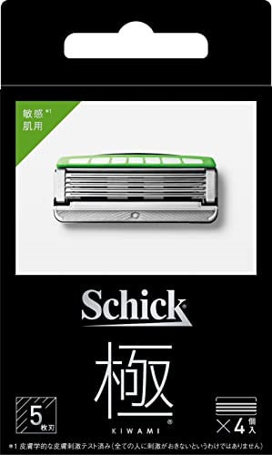 シック Schick 極 KIWAMI 敏感肌 替刃(4コ入)