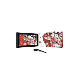 【日本限定】 HUION 液タブ 液晶ペンタブレット Kamvas 12 豪華版 11.6インチ 充電不要ペンPW517 絵描き 写真加工 在宅ワーク ネット授業 専用スタンド付き【18月メーカー保証