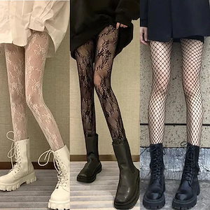 メッシュ タイツ レース 網ストキング 花柄 JK ストキング ソックス 春夏秋 JKソックス 制服ソックス 女子高生 高校生 学生 通気性 弾力性 レッグウエア コスプレ ロリータ メガ割