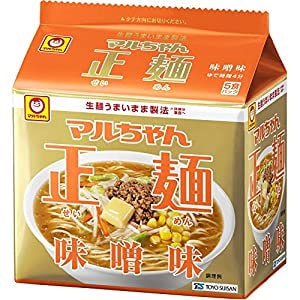 マルちゃん正麺 味噌味 5食6個