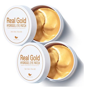 Real Gold ハイドロゲル アイパッチ 60本入り x 2個