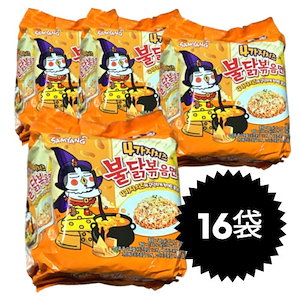 4種類のチーズプルダックポックンミョン 145g x 16袋