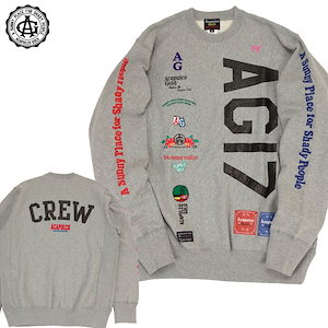 【Acapulco Gold/アカプルコゴールド】クルースウェット トレーナー/TEAM AG17 CREW SWEAT