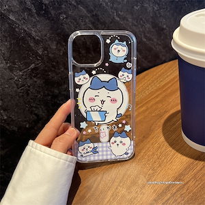 ちいかわ 人気 かわいい スマホケース iphone16ケース ウサギ iPhoneケース iphone15 ケースハチワレ iphone14/13/12/pro/max ケース