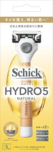 Schick(シック) シック Schick ハイドロ5ナチュラル ホルダー(刃付き+替刃1コ) ベージュ