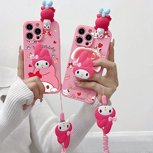 Sanrio-Xiaomi用の3Dドローストリングケース Redmi 12 5G ケース 12r 12t 12s 8 8 t 11e pro plus用のドローストリングケース