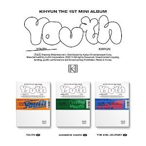 CD kpop album / KIHYUN(MONSTA X) / Youth 1st Mini Album（3種セット）