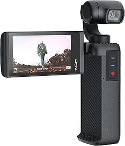 ジンバルカメラ MOIN Camera スターターセット 液晶保護フィルム付 3軸手振れ補正モーター搭載 2.45インチ液晶 120超広角レンズ 4K/60p撮影 MPC01ST 【国内正規品】 ブ