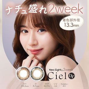 【2箱セット】 (1箱6枚) NeoSight ネオサイト 2ウィーク シエル UV [ciel-2week][2set][AI]