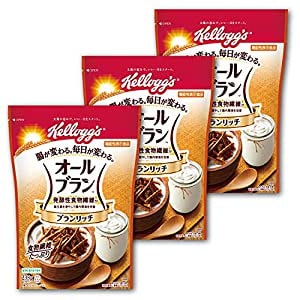 【Amazon.co.jp限定】 ケロッグ オールブラン ブランリッチ 235g3個セット