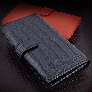 Wallet Croco 本革 ウォレットケース iPhone13 12 11 Pro Pro Max mini 韓国産