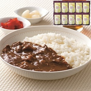 群馬 「赤城牛のとりやま」 赤城牛カレー 赤城牛カレー200g10（中辛5個辛口3個甘口2個） 【産直メーカー直送品】