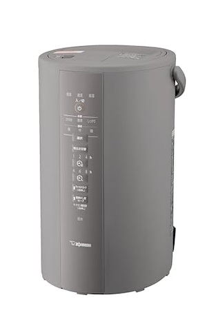 ZOJIRUSHI 加湿器 スチーム式 蒸気式 フィルター不要 お手入れ簡単 グレー EE-DD50