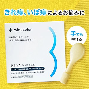 【指定第2類医薬品】ミナカラ 痔疾用薬 ラホヤA注入軟膏EX 2g 30個 いぼ痔の痛み きれ痔