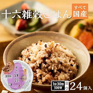 パックご飯 十六雑穀ごはん 24個セット 160g 米 お米 こめ 安い おこめ レトルト食品 レトルト ご飯パック ごはん レンジ 雑穀米 雑穀 無添加 国産 ギフト お中元 お歳暮 おくさま印