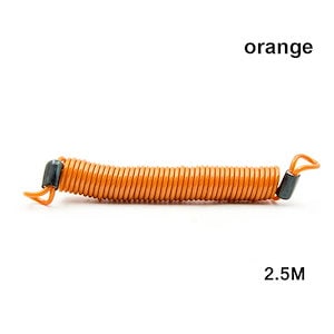 オートバイ用セキュリティロック,1m/1.5m/2.5m 2.5M - orange