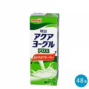 アクアヨーグル アロエ 200ml 48本 セット 紙パック ジュース まとめ買い 飲むヨーグルト