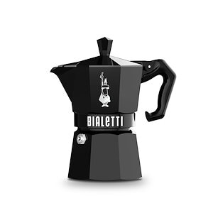 Bialetti (ビアレッティ) モカエクスクルーシブ ブラック 3カップ用 直火式 (コーヒーメーカー エスプレッソメーカー マキネッタ)