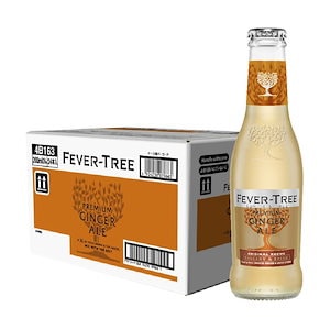 【植物由来の成分を使用したイギリスのプレミアムミキサー】 Fever-Tree(フィーバーツリー) プレミアムジンジャーエール 200ml×24本