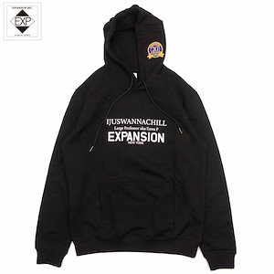 【EXPANSION NY/エクスパンション ニューヨーク】プルオーバーパーカー 20周年記念 LARGE PROコラボ /JUSWANNA CHILL HOODIE EX02HB I