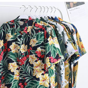 メンズtシャツ40色 半袖シャツ メンズ アロハシャツ 花柄シャツ 半袖 シャツ ハワイ 海 旅行 リゾート カジュアルシャツ 涼しい 夏服 おしゃれ レディース シャツ 男女兼用