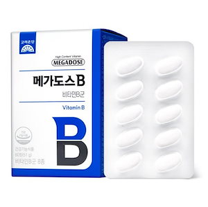 メガドスBビタミンB群850mg x 60カプセル