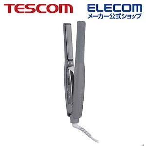 TESCOM プロフェッショナル アレンジ アイロン プロテクトイオン マイナスイオン ノビーバイ ヘアーアイロン 幅 15mm 15ミリ 海外対応 温度調整 ツヤ 静電気 薄型 ショート アレンジ