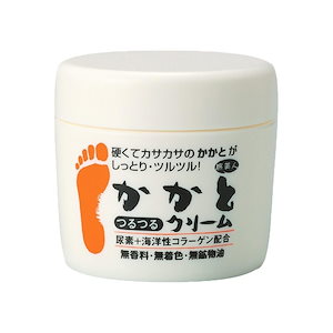 正規販売代理店 定価より10%OFF かかとつるつるクリーム 100g かかとクリーム 角質ケア かかとケア かかと 肘 膝 クリーム 温泉コスメ 旅美人