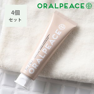 【4個セット】オーラルピース for PET 歯磨き&口腔ケアジェル 80g 4個セット ORALPEACE ペット用 犬 猫 ハミガキ 歯磨き粉 歯磨きジェル 口腔ケア 予防 洗浄 保湿 ネバつ