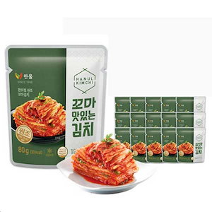 HANUL KIMCHI おいしいキムチ 80g, 10個 15個