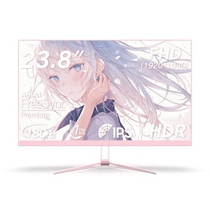 ゲーミング モニター ホワイト ピンク ブルー ブラック 23.8インチ FHD HDR 広視野角 IPSパネル 180Hz ブラックイコライザー ゲーム パソコン PC モニター