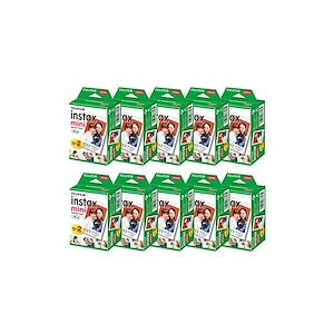 富士フィルム チェキフィルム instax mini 2パック品 JP2(20枚入り)10個セット [200枚入]