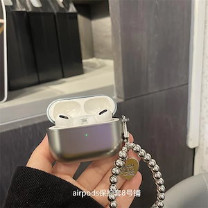 airpods pro ケース AirPods pro保護ケース つや消しシルバーのairpods第2世代イヤホンシェルはapple Bluetooth Pro保護カバー第3世代ソフトに適してい