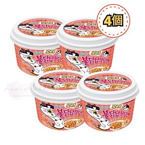 [4個セット] ロゼ プルダックタンミョン(169.4g)/ 炒め麺 ポックンミョン 春雨麺 インスタント ラーメン カップ麺 カップラーメン 辛い 激辛 サミャン 人気 韓国食品