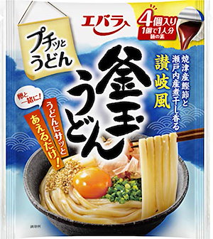 エバラ プチッとうどん 釜玉うどん (23g4個) 4袋