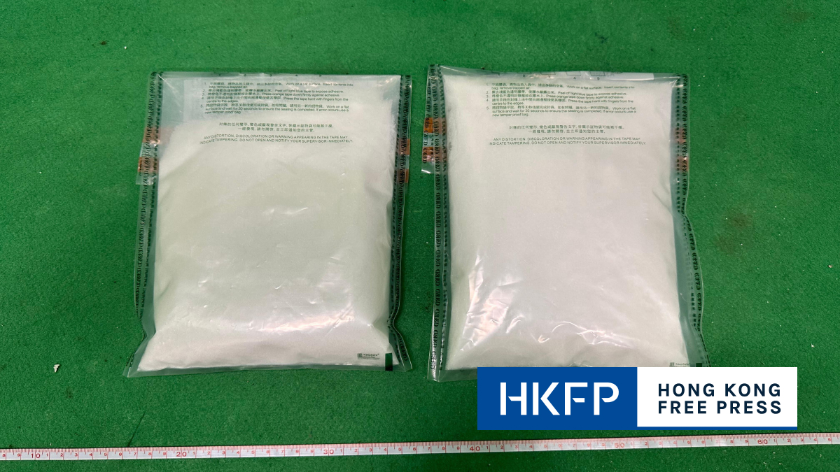 2 arrested over 1.1 kg of suspected ‘space oil’ drug seized at Hong Kong airport