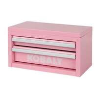 Kobalt Mini 10.83-in W x 5.91-in H x 5.91-in D 2-Drawer Pink Steel Tool Box