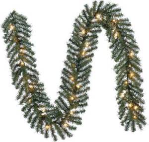 Holiday Living  9-ft Ellston Pine Pre-Lit Artificial Christmas Garland