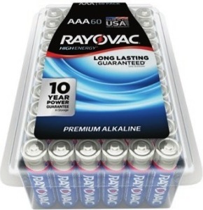 $10 Off Rayovac Select Rayovac HIGH ENERGY Alkaline Batteries