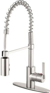 1k+ bought last week Project Source Flynt Stainless Steel Single Handle Pull-down Kitchen Faucet with Sprayer