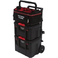 CRAFTSMAN TRADESTACK™ Tower 22-in Wheeled Tool Box with Soft Tote