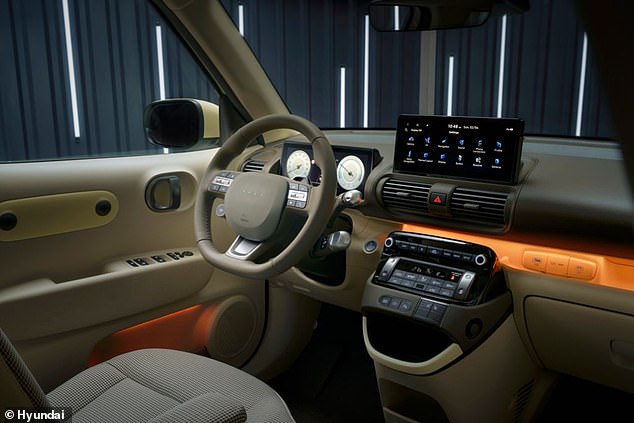 The Korean car firm believes connectivity is where it will gazump the competition, with a pair of 10.25-inch displays - one being the instrument cluster and the other the touchscreen infotainment screen