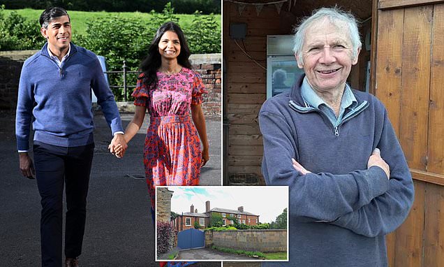 Rishi Sunak's neighbours look forward to seeing more of  his 'lovely' wife Akshata Murty