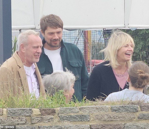 Zoe Ball was seen with ex-husband Norman Cook in Hove on Thursday, after taking time out from her show