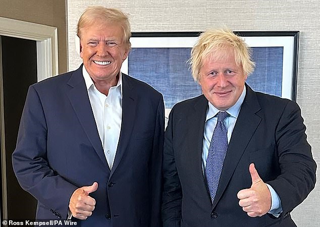 Boris Johnson meets Donald Trump days after the first attempt on the president-elect's life