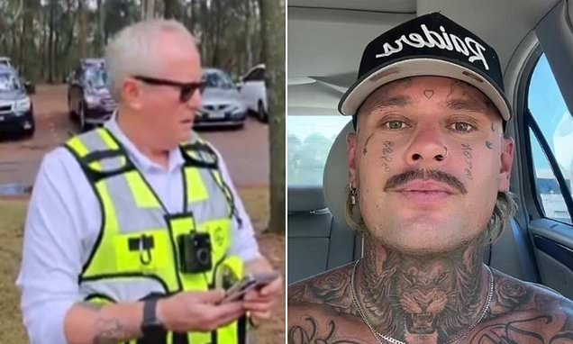 An Aussie confronted a parking inspector as he was handing out a ticket... he never could