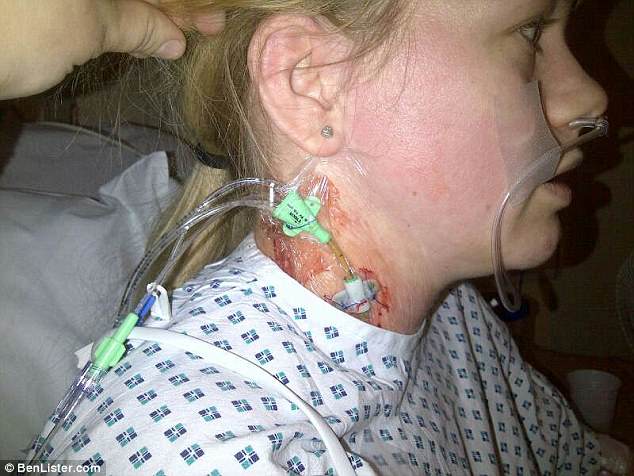 Hospital tests revealed Kelly's (pictured) infection was caused by a form of E.coli